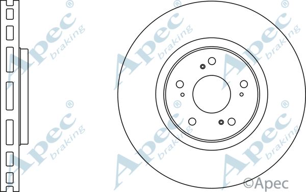 APEC BRAKING stabdžių diskas DSK2650